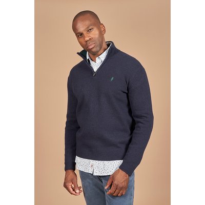 Pull 1/2 zip en laine MCS