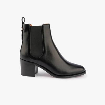 Bottine Cuir lisse GÉRALDINE MAISON TOUFET