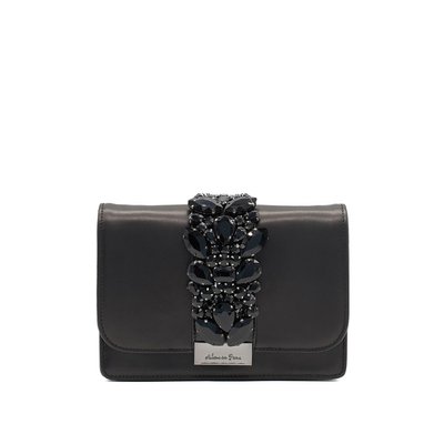 Sac à main en cuir avec chaîne et strass ALMA EN PENA
