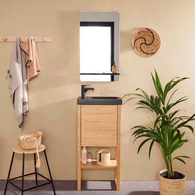 Ensemble meuble lave-main + miroir ATOLL MOB IN