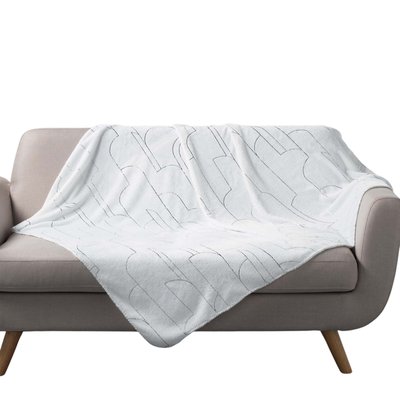Plaid imprime metallise Domeas DOUCEUR D'INTÉRIEUR