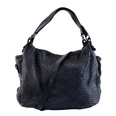 Sac cuir tresse noir femme La Redoute