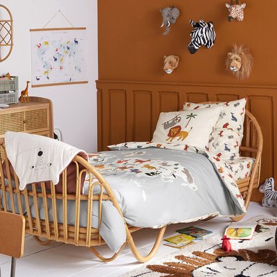 Lit enfant vintage en rotin avec sommier Malu LA REDOUTE INTERIEURS