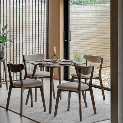 Hale Square Smoked Oak Dining Table (Seats 4) SO'HOME
