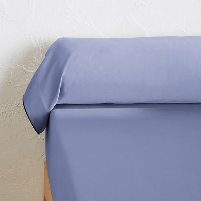 Nackenrollenbezug Victor uni, vorgewaschener Baumwoll-Satin LA REDOUTE INTERIEURS