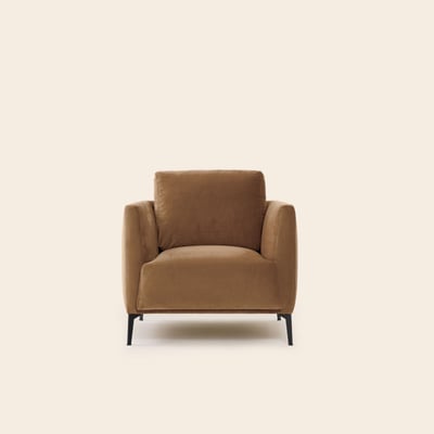 Fauteuil en velours ODELLE MADURA