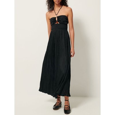Robe longue à détails perles, DEVA SESSUN