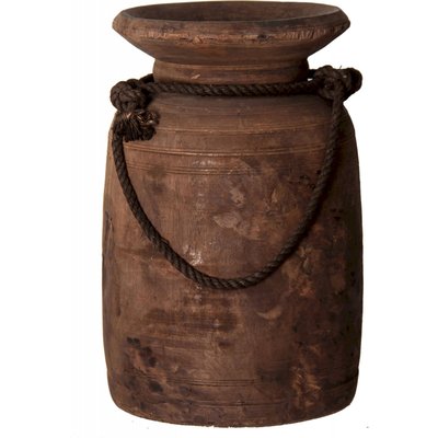 Vase en teck recyclé, Vacio RECOLLECTION