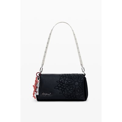 Sac bandoulière effet cuir brodé moyen DESIGUAL
