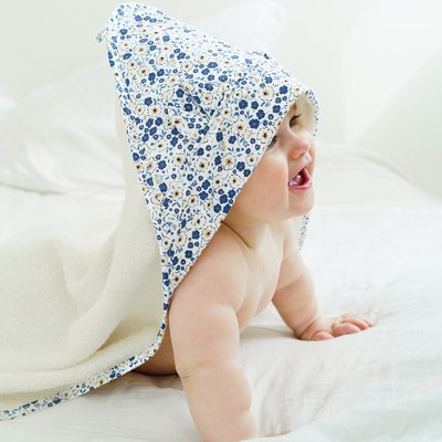 Cape de bain coton bio BILLIE LITTLE CREVETTE