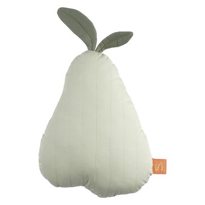 Coussin déco poire en coton SAUTHON