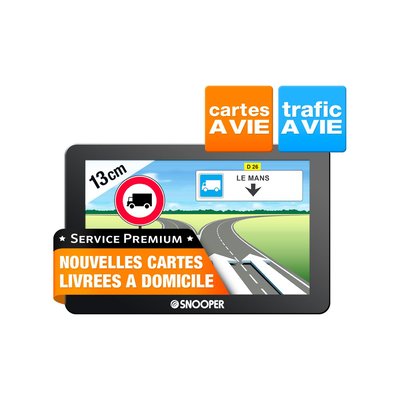 GPS Truckmate PL5400 Dashcam intégrée 5'' SNOOPER