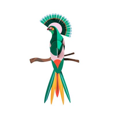 Oiseau décoratif mural carton  Paradise Bird Gili STUDIO ROOF