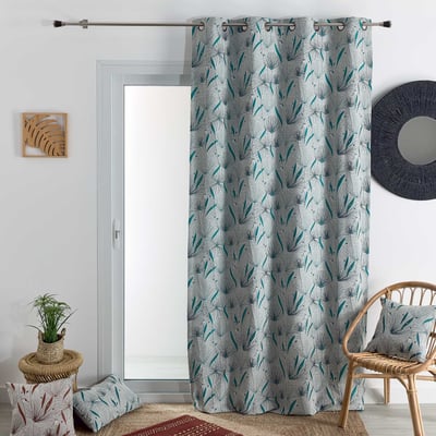 Rideau d'ameublement à jacquard papyrus - QABANE HOME MAISON