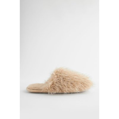 Chaussons style mules en texturés NEXT