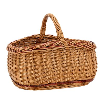 Panier en osier buff et marron AUBRY GASPARD