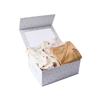 Coffret dors-bien et 2 bodies Oursons VERTBAUDET