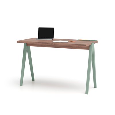 Bureau en mélamine et hêtre cérusée, Colmar XL HERDASA