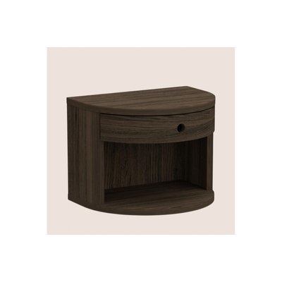 Chevet suspendu demi-cercle 1 tiroir 1 niche - MACON HELLIN, DEPUIS 1862