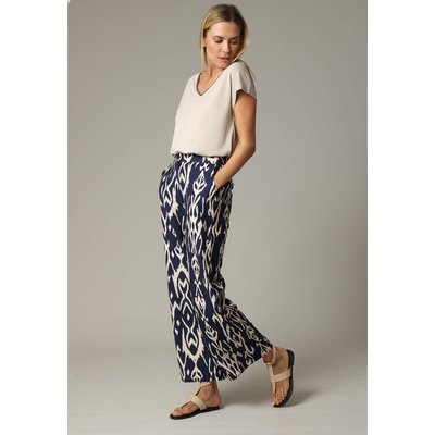 FERDY - Pantalon ample en viscose à motifs ethniques tendances FERDY DEELUXE