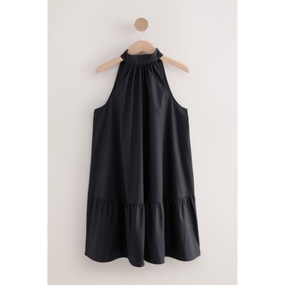 Robe courte sans manches à volant 100 % coton NEXT