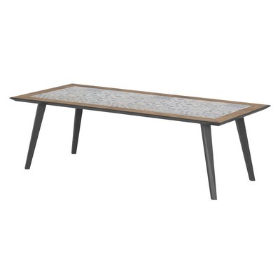 Table de jardin rectangulaire 8 places LAMBADA HESPERIDE