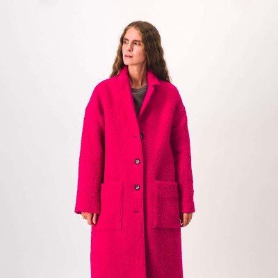Manteau en laine vierge mélangée KLARY BENSIMON