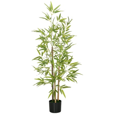 Bambou artificiel Plastique Vert HOMCOM