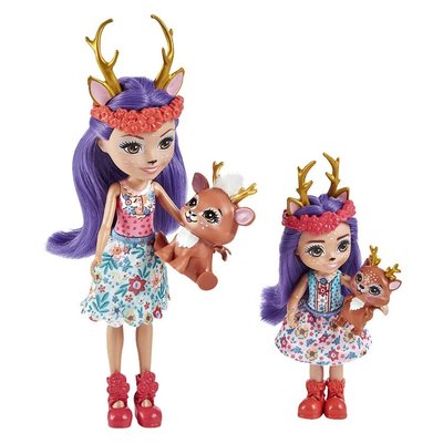 Poupées - Enchantimals - Danessa Biche Et Petite Soeur MATTEL