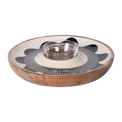 Plat Chipdip   30 cm-ZANZIBAR TABLE PASSION