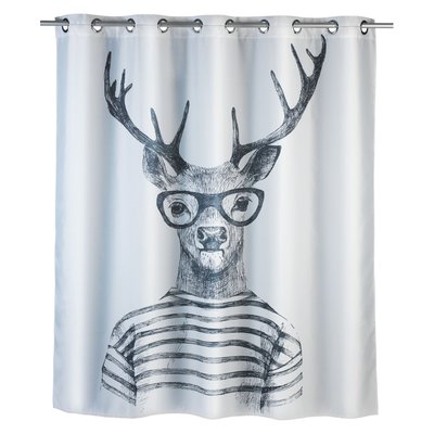 Rideau De Douche Anti-moisissure Cerf - Polyester WENKO