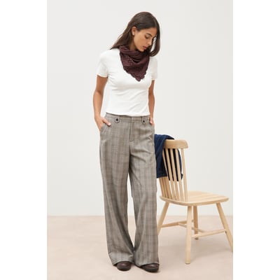 Pantalon large taille haute fluide BONOBO