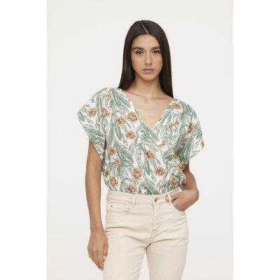 Blouse manches courtes coton loose MAMA LEE COOPER
