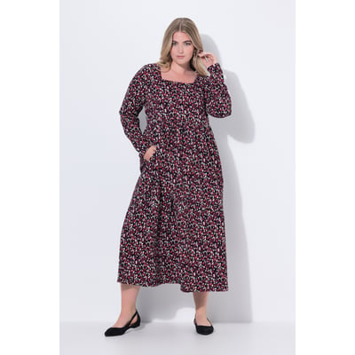 Robe maxi à manches longues et décolleté ULLA POPKEN