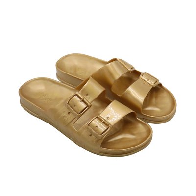Sandales plates Anjo Metallic CACATOES
