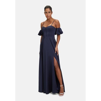 Robe mi longue epaule dénudée deals