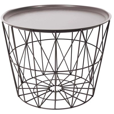Table filaire en métal ronde 50 cm CMP
