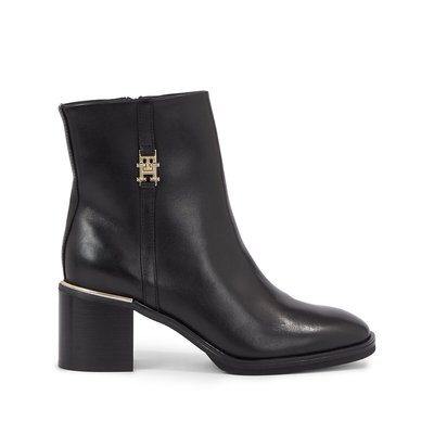 Bottines cuir à talon TOMMY HILFIGER