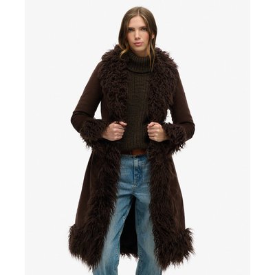 Manteau long velours femme hot sale