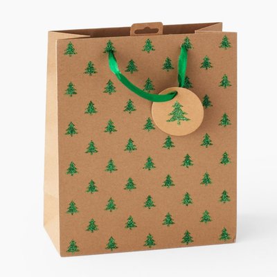 sac M sapin paillettes MONOPRIX MAISON