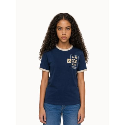 T-shirt en jersey de coton Graphique LE COQ SPORTIF