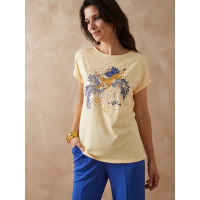 Tee-shirt motif tigre manches T DAXON