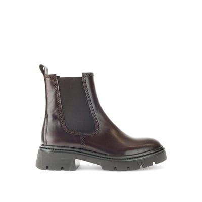Bottines Chelsea en cuir lisse à talon décroché GABOR