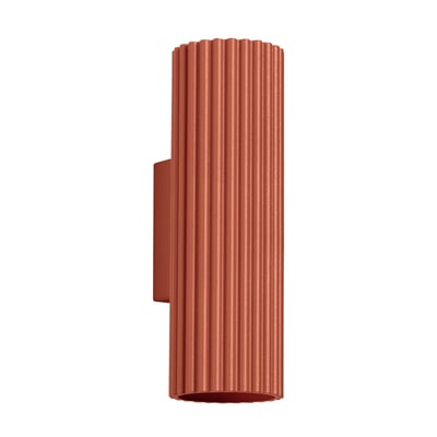 Applique Aluminium Ocre Rouge GU10 2 Karbon 20 EDEN