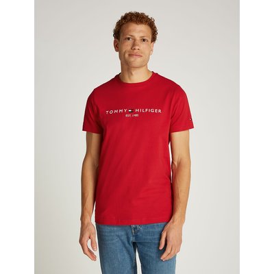 T-Shirt mit rundem Ausschnitt, Tommy-Logo TOMMY HILFIGER