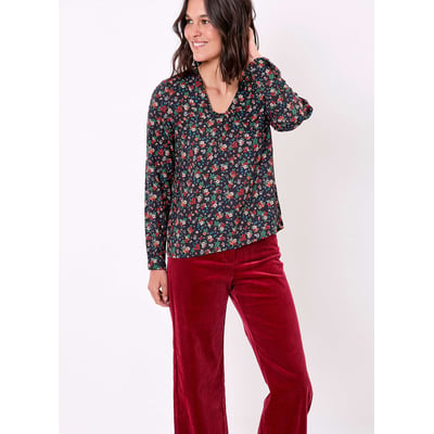 Blouse imprimée fluide col V GARYLY PRINCESSE NOMADE