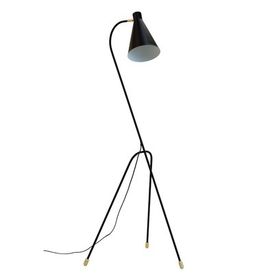 Lampadaire à 3 pieds en métal noir MILES DYBERG LARSEN