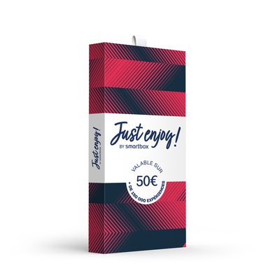 Carte cadeau Just enjoy ! Adrénaline - 50 €- SMARTBOX - Coffret Cadeau Multi-thèmes SMARTBOX