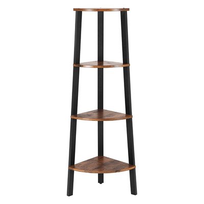 Étagère d'angle industrielle à 4 niveaux - L48,5 x H125 cm CALICOSY