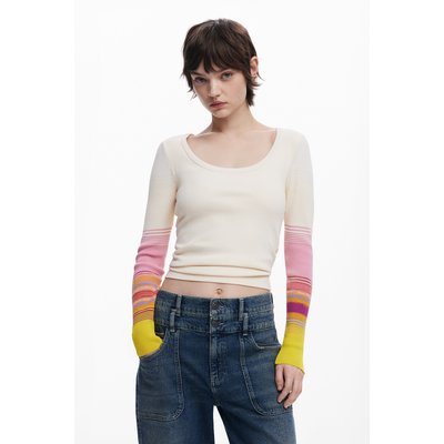 T-shirt à manches imprimées DESIGUAL